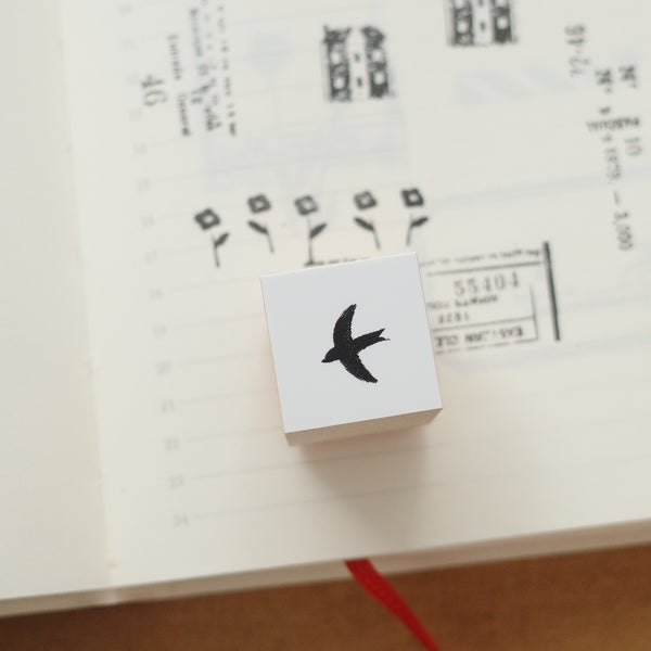 Yohaku rubber stamp - Bird