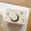 ma7stamp rubber stamp - Crescent moon