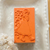 Kubominoki stamp - Spring Girl
