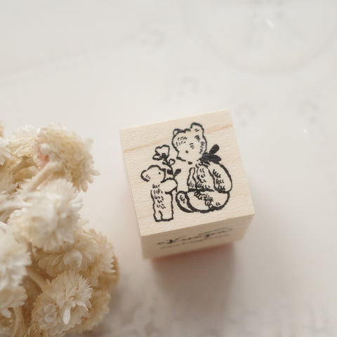 Krimgen rubber stamp - Big and small bear