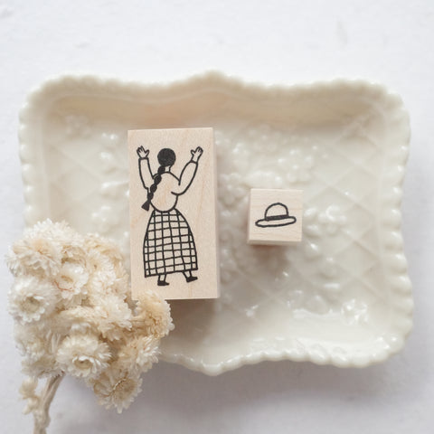 Necktie Rubber Stamp - Work stamp set 