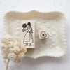 Necktie Rubber Stamp - Work stamp set 