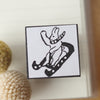 Kocka Stamp - Snowboard rabbit