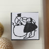 Kocka Stamp - Snowman