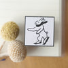 Kocka Stamp - Skating rabbit