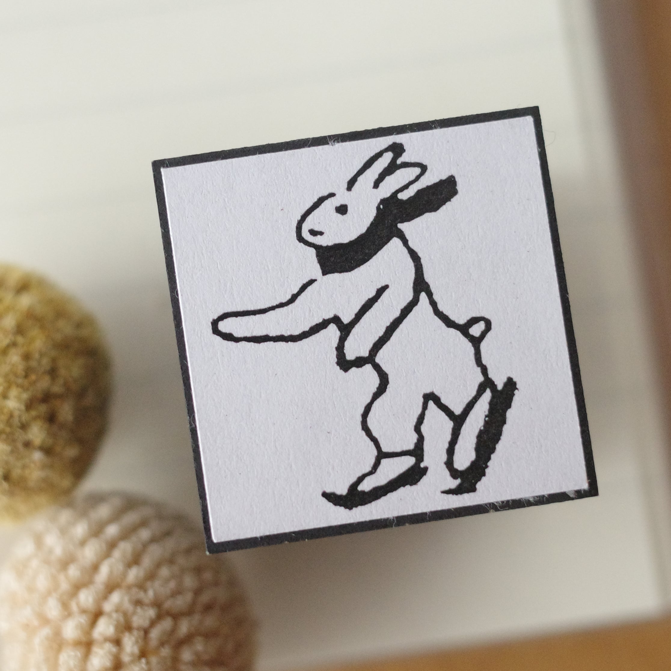 Kocka Stamp - Skating rabbit – petit zakkaya
