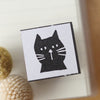 Kocka Stamp - Black cat