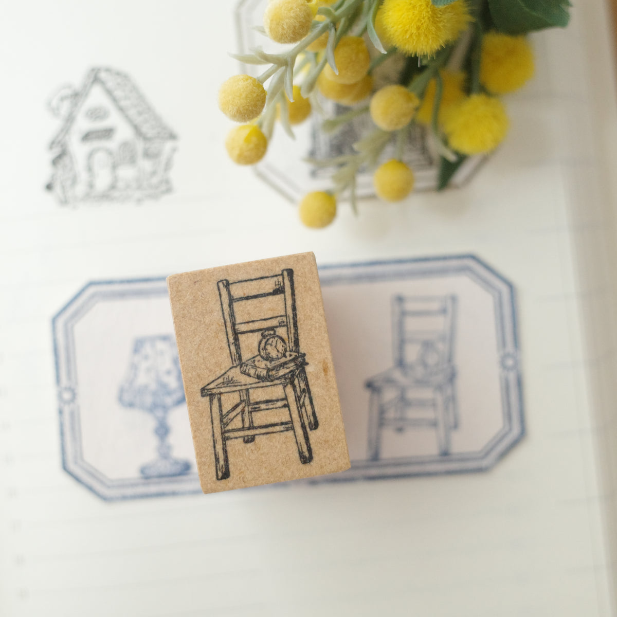 Sirusu rubber stamp - Antique chair – petit zakkaya