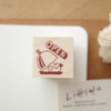 Littlelu rubber stamp - 2cm x 2 cm / 1 x 1.5 cm