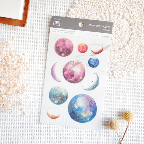 MU Print-On Sticker - Retro Series 26 - Universe Planet