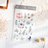 MU Print-On Sticker - Flower Series 11 - Summer Garden