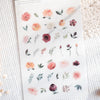 MU Print-On Sticker - Flower Series 44-Sun Rose