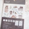 MU Print-On Sticker - Illustrator Series 67 - Travel Map