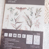 MU Print-On Sticker - Flower Series 66 - Lunar Eclipse Wood