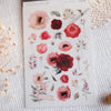 MU Print-On Sticker - Flower Series 54 - Red Flowers