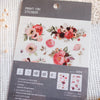 MU Print-On Sticker - Flower Series 54 - Red Flowers