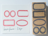 kurukynki rubber stamp - Frame s (set of 4)