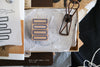 kurukynki rubber stamp - Thin & Long frame