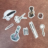 Papier Platz x linchianing Flake Stickers - Antique Stationery