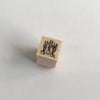 Akamegane stamp - Birch and Bunnies