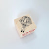 Akamegane stamp - Mushroom Boy and Girl (Pre-order)