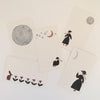 Necktie Card Set - Beautiful moon