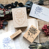 Keibunsha - Letterpress Match Box Stamp (Flower bouquet)