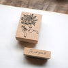 Keibunsha - Letterpress Match Box Stamp (Flower bouquet)