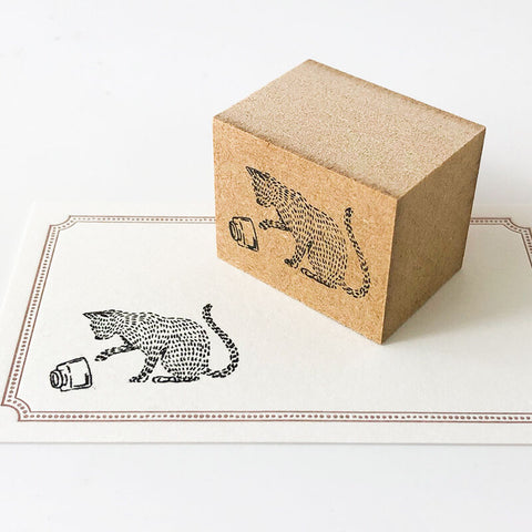 Keibunsha - Rubber Stamp - Cat