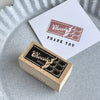 Redbug rubber stamp - Chocolate