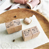 Eileen Tai rubber stamp - Swan set B