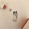 Necktie Rubber Stamp - Work stamp set 