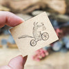 Keibunsha - Rubber Stamp - Bicycle series - Fox