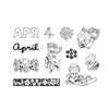 Sakuralala Clear Stamp - 365 April