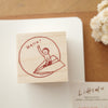Littlelu rubber stamp - Daily C