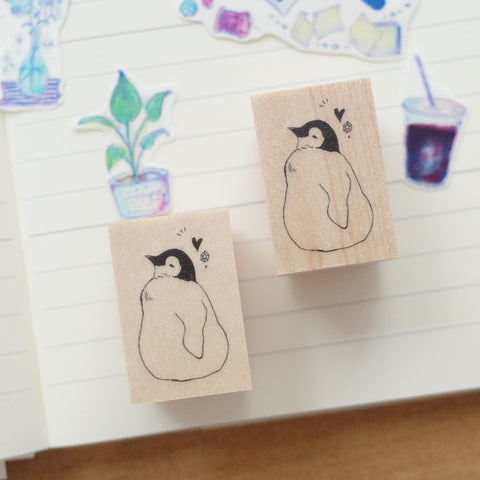 Nonnlala rubber stamp - Penguin B