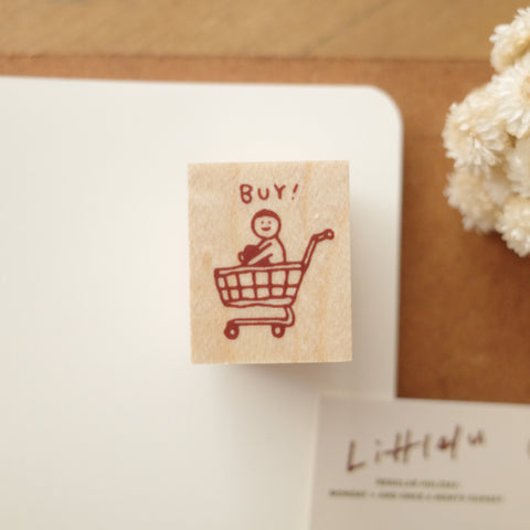 Littlelu rubber stamp - Daily B