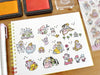 Sakuralala Clear Stamp - 365 Apr release series (set of 3)