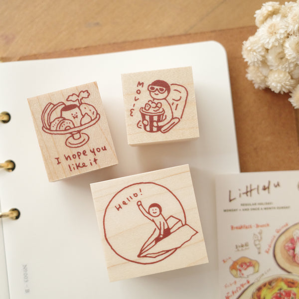 Littlelu rubber stamp - Daily C