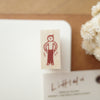 Littlelu rubber stamp - Daily A