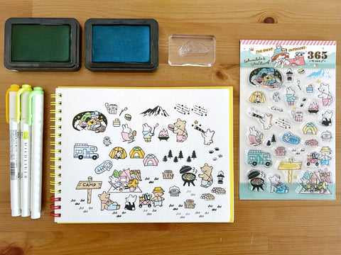Sakuralala Clear Stamp - 365 The great outdoors