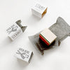 Knoop Rubber Stamp - Open Here