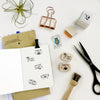 Knoop Rubber Stamp - Open Here