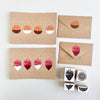 Redbug rubber stamp - Orange chocolate dripped