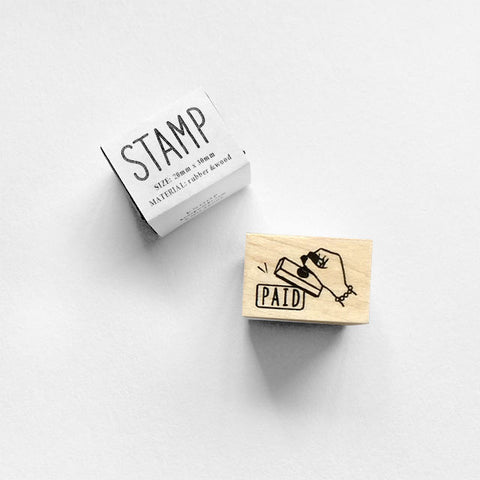 Knoop Rubber Stamp - Paid