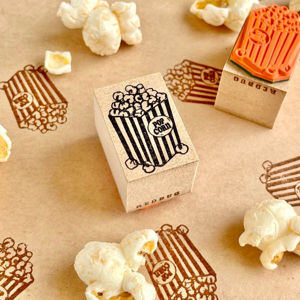 Redbug rubber stamp - Popcorn