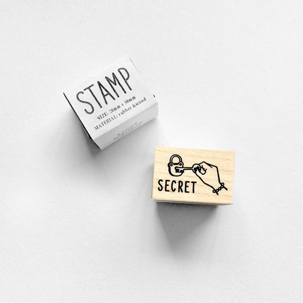 Knoop Rubber Stamp - Secret