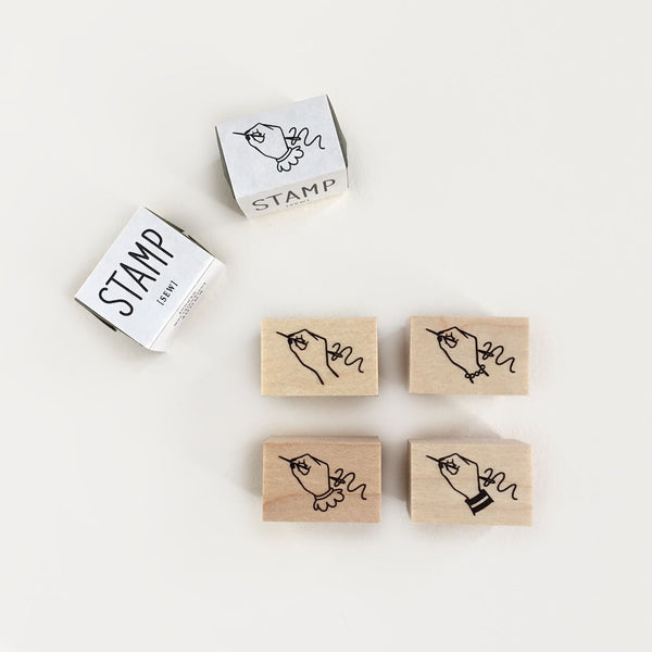 Knoop Rubber Stamp - Mini Sew