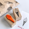 Redbug rubber stamp - Ice cream