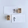 Redbug rubber stamp - Card soldiers set